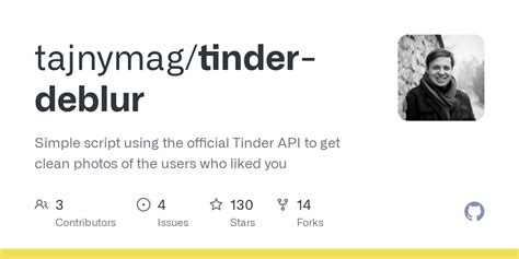 '[<strong>TINDER DEBLUR</strong>]: The only supported way of running this script is through a userscript management browser addons like Violentmonkey, Tampermonkey or Greasemonkey!'); console. . Tinder deblur